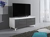 TV-benk Uva III (Hvit + Blank grå)
