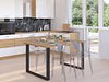 Bord Tucson 136 (Lancelot eik + Svart)