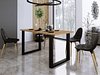 Bord Tucson 136 (Lancelot eik + Svart)