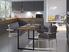 Bord Tucson 138 (Lancelot eik + Svart)