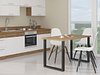 Bord Tucson 138 (Lancelot eik + Svart)