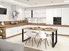 Bord Tucson 139 (Artisan eik + Svart)