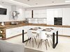 Bord Tucson 139 (Hvit + Svart)