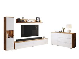 Stuesett Sarasota 132 (Wotan eik + Høyglans hvit)