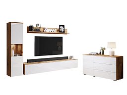 Stuesett Sarasota 132 (Wotan eik + Høyglans hvit)
