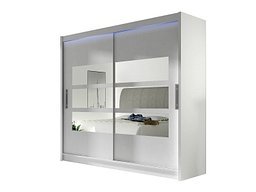 Garderobeskap Closico Pallor III (Hvit)