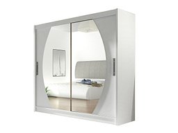 Garderobeskap Closico Pallor IV (Hvit)