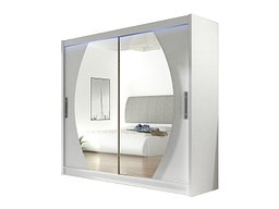 Garderobeskap Closico Pallor IV (Hvit)