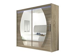 Garderobeskap Closico Pallor IV (Sonoma eik)