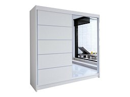 Garderobeskap Closico Cavaris III (Hvit)