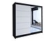 Garderobeskap Closico Cavaris III (Svart + Hvit)