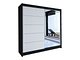 Garderobeskap Closico Cavaris III (Svart + Hvit)