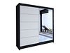 Garderobeskap Closico Cavaris III (Svart + Hvit)