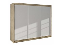 Garderobeskap Closico Durion II (Sonoma eik + Hvit)
