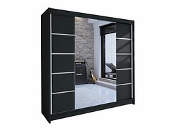 Garderobeskap Closico Cavaris V (Svart)