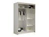 Garderobeskap Closico Pacron I (Svart)