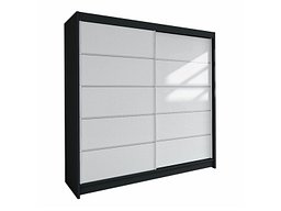 Garderobeskap Closico Cavaris IV (Svart + Hvit)