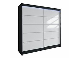 Garderobeskap Closico Cavaris IV (Svart + Hvit)