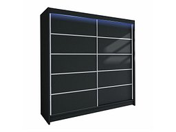 Garderobeskap Closico Cavaris IV (Svart)