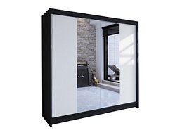 Garderobeskap Closico Cavaris II (Svart + Hvit)