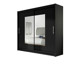 Garderobeskap Closico Pallor VII (Svart)