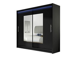 Garderobeskap Closico Pallor VII (Svart)