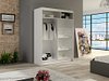 Garderobeskap Closico Pacron S (Hvit)
