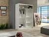 Garderobeskap Closico Pacron S (Hvit)