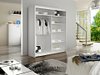 Garderobeskap Closico Vastor I (Svart + Hvit)