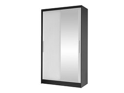 Garderobeskap Closico Structor VI (Svart + Hvit)