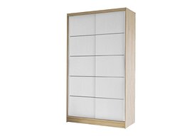 Garderobeskap Closico Fractor IV (Sonoma eik + Hvit)