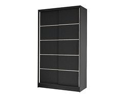 Garderobeskap Closico Fractor IV (Svart)