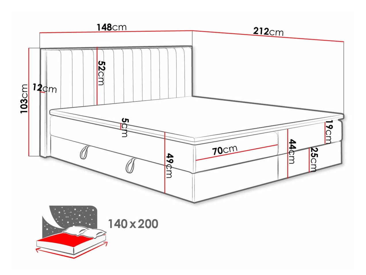 Kontinentalseng ComfiDream Odelra (Soro 24)