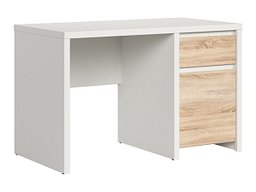 Skrivebord Nolroma 100 (Hvit + Sonoma eik)