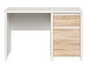 Skrivebord Nolroma 100 (Hvit + Sonoma eik)