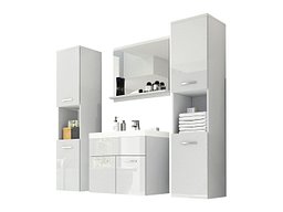 Baderomssett Sarasota 123 (Hvit + Høyglans hvit)