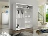 Garderobeskap Closico Vastor I (Svart + Artisan eik)
