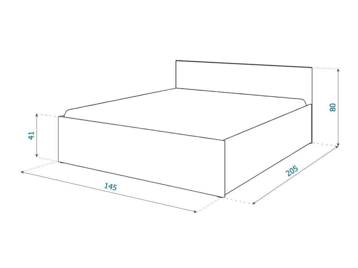 Seng Aurora 145 (Hvit)