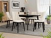 Stol Racine 114 (Svart + Magic Velvet 2250)