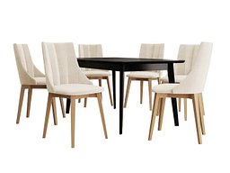 Spisegruppe Racine 139 (Brun + Magic Velvet 2250)
