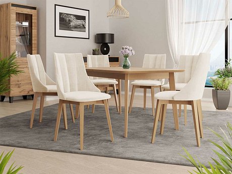 Spisegruppe Racine 139 (Brun + Magic Velvet 2250)