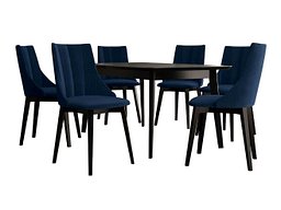 Spisegruppe Racine 139 (Svart + Magic Velvet 2216)