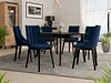 Spisegruppe Racine 139 (Svart + Magic Velvet 2216)
