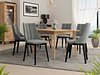 Spisegruppe Racine 139 (Svart + Magic Velvet 2217)
