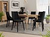 Spisegruppe Racine 139 (Svart + Magic Velvet 2219)