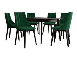 Spisegruppe Racine 139 (Svart + Magic Velvet 2225)