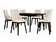 Spisegruppe Racine 139 (Svart + Magic Velvet 2250)