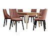Spisegruppe Racine 139 (Svart + Magic Velvet 2258)