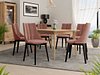 Spisegruppe Racine 139 (Svart + Magic Velvet 2258)