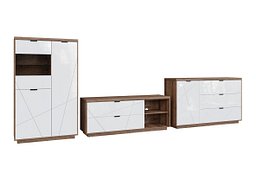 Stuesett Fivale 110 (Mørk Delano eik + Høyglans hvit)